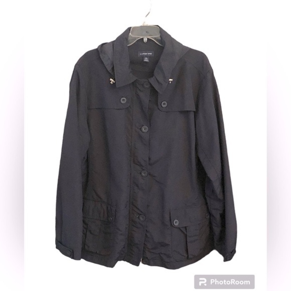 Lands’ End Rain Jacket Navy